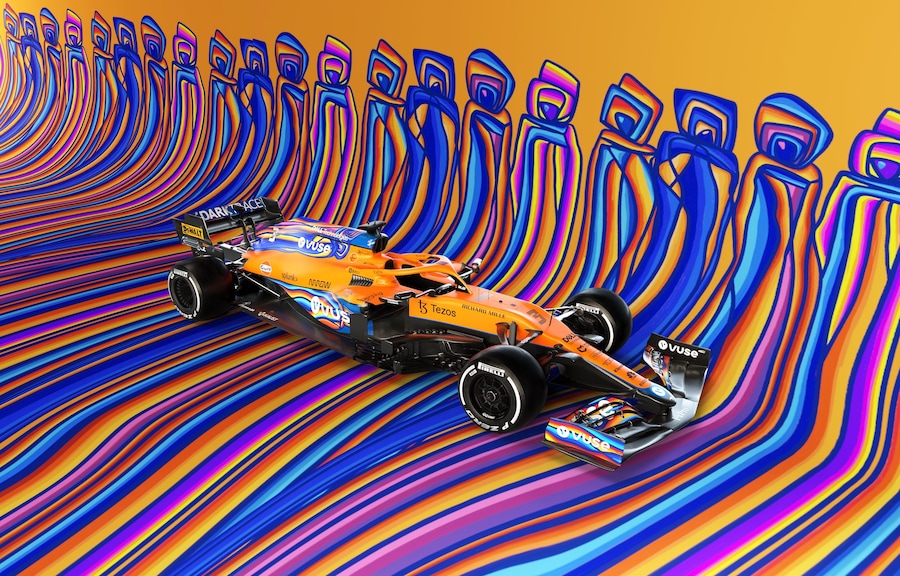 Rabab Tantaway’s McLaren Racing livery design 1