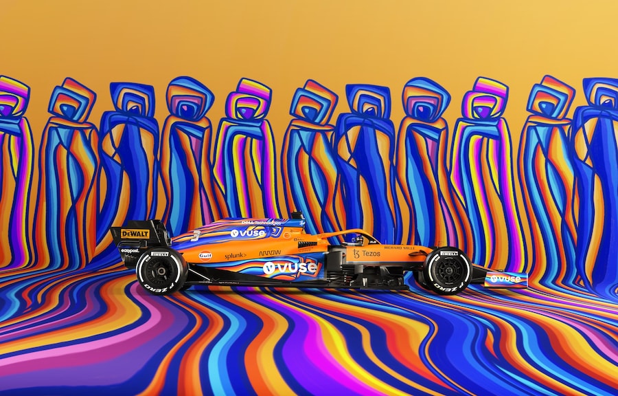 Rabab Tantaway’s McLaren Racing livery design 3