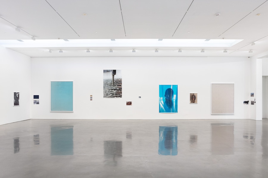 Installation view of Wolfgang Tillmans Concrete Column 16