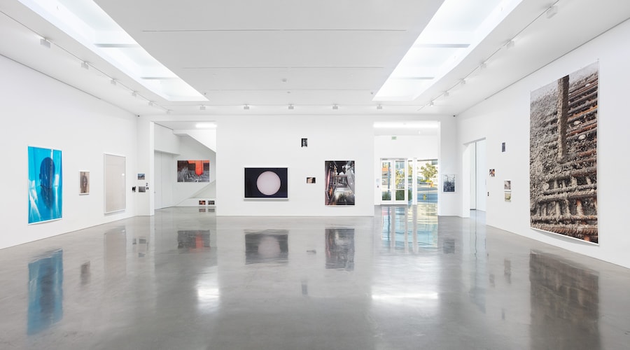 Installation view of Wolfgang Tillmans Concrete Column 17