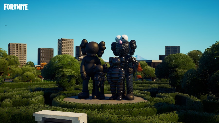 KAWS: NEW FICTION in Fortnite. &#169; Epic Games 1