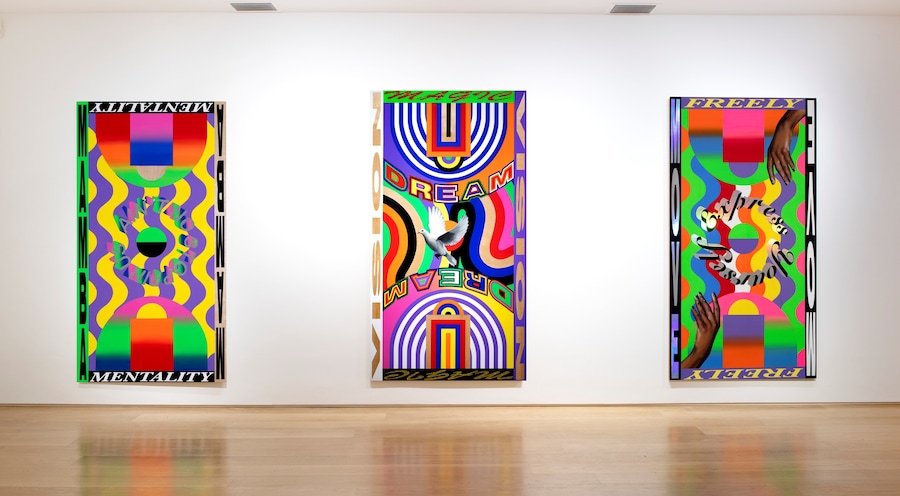 Lakwena Maciver, Jump Paintings (2022) 1