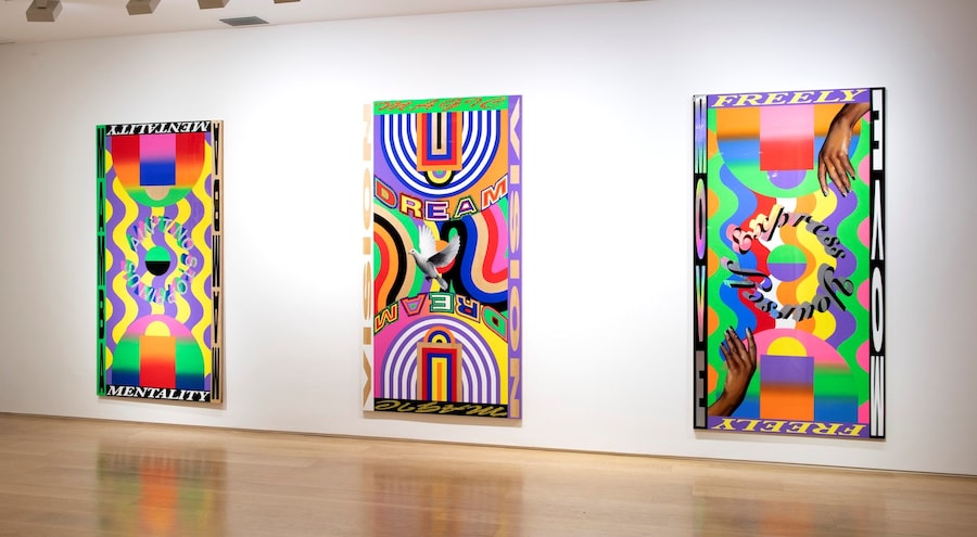 Lakwena Maciver, Jump Paintings (2022) 9