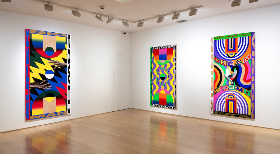 Lakwena Maciver, Jump Paintings (2022) 3