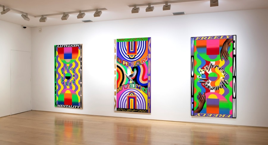 Lakwena Maciver, Jump Paintings (2022) 10