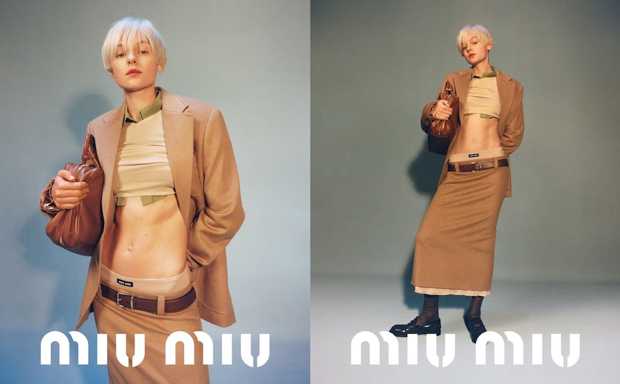 Miu Miu SS22, Emma Corrin 7
