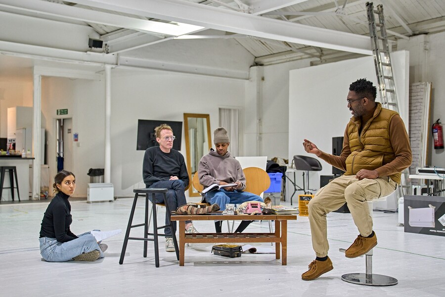 11. Sofia Barclay, Paul Bettany, Jeremy Pope and K 10