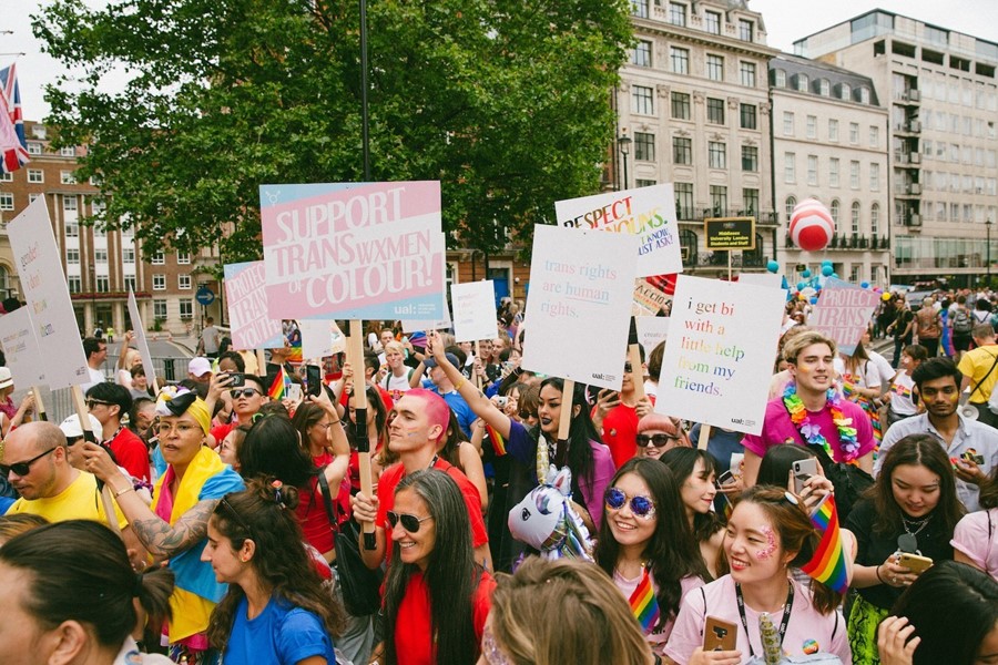 Trans solidarity at London Pride 2019