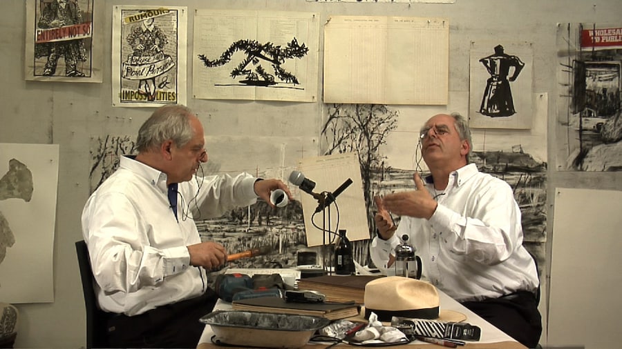 William Kentridge, “Drawing Lesson 47” (2010) 1