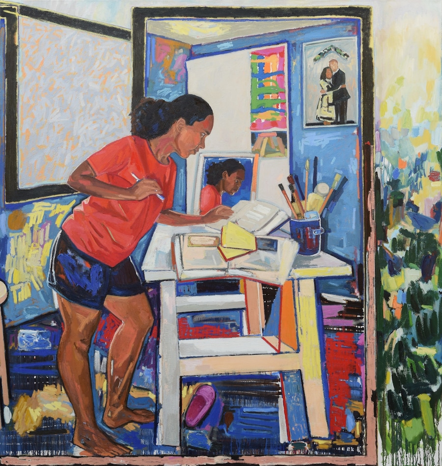 Mequitta Ahuja , “Notation” (2017) 10