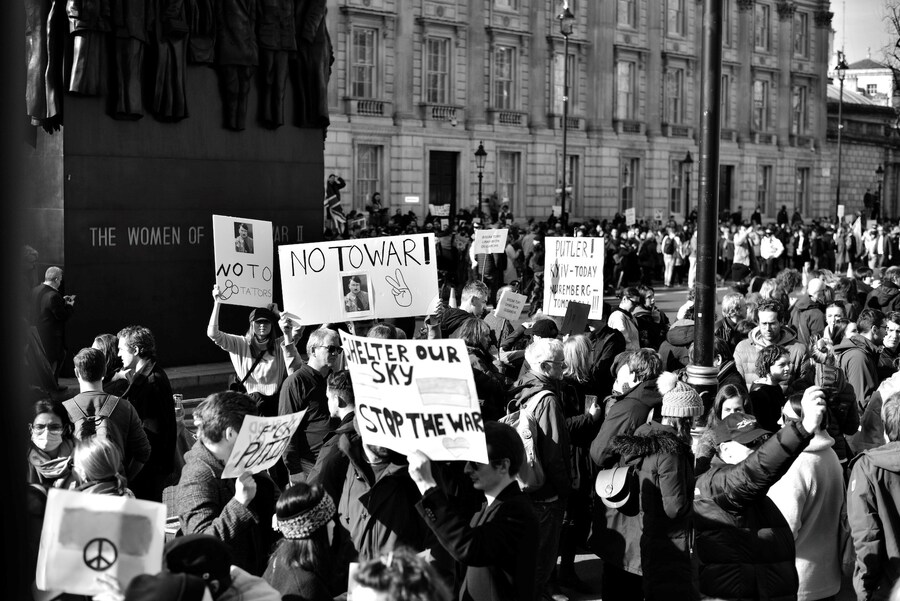 Ukraine anti-war protests 2022 1 9