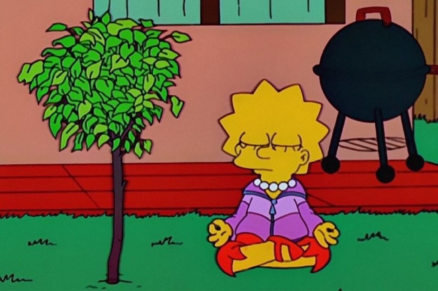 The Simpsons meditation