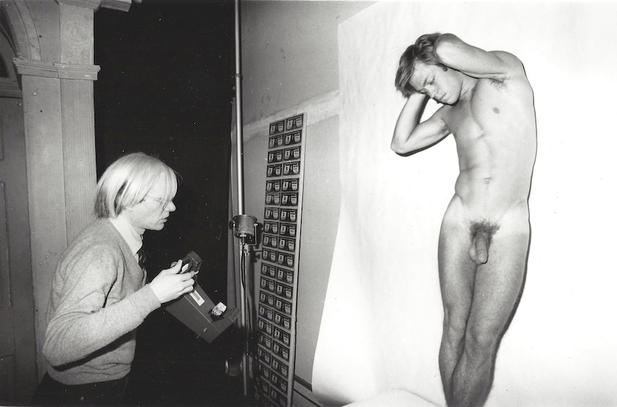 Andy with Bobby Hunter At the Factory 1 1978 6