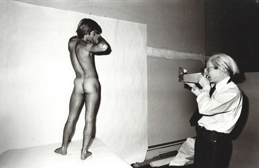 Andy with Bobby Hunter At The Factory 2 1978 7