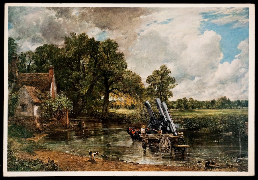 Peter Kennard, “Haywain with Cruise Missiles” (1980) 32