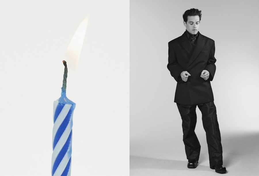 Prada AW22 menswear campaign Rami Malek 2