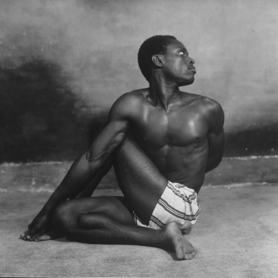 James Barnor, “Peter Dodoo, Yoga student of ‘Mr. Strong’” 10