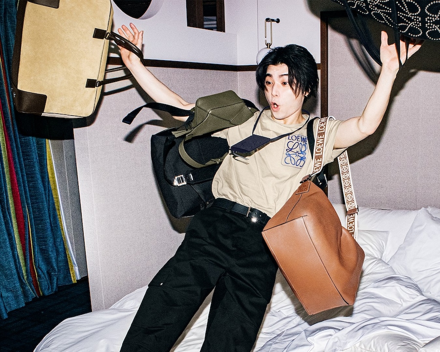 Takeshi Kitano for Loewe campaign with GR8 8
