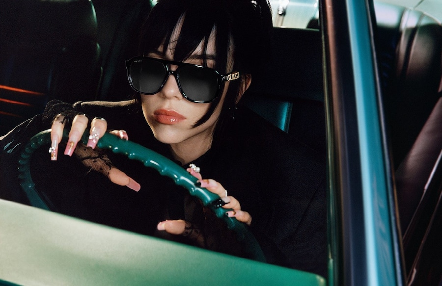 Gucci Eyewear 2022 campaign starring Billie Eilish 0