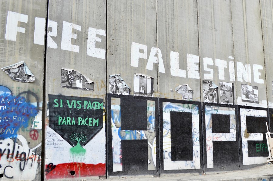 free palestine wall
