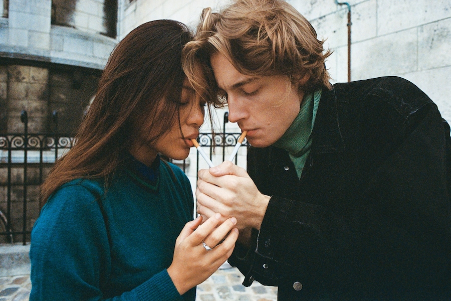 Marina M&#243;naco young love in Europe 1