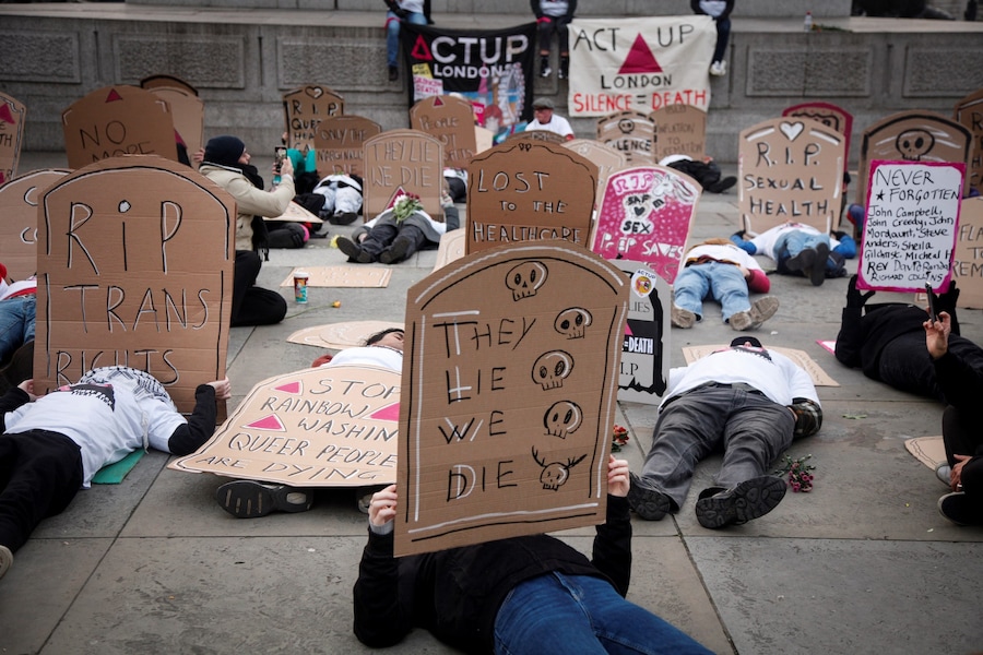 Die In AIDS World Day London 8
