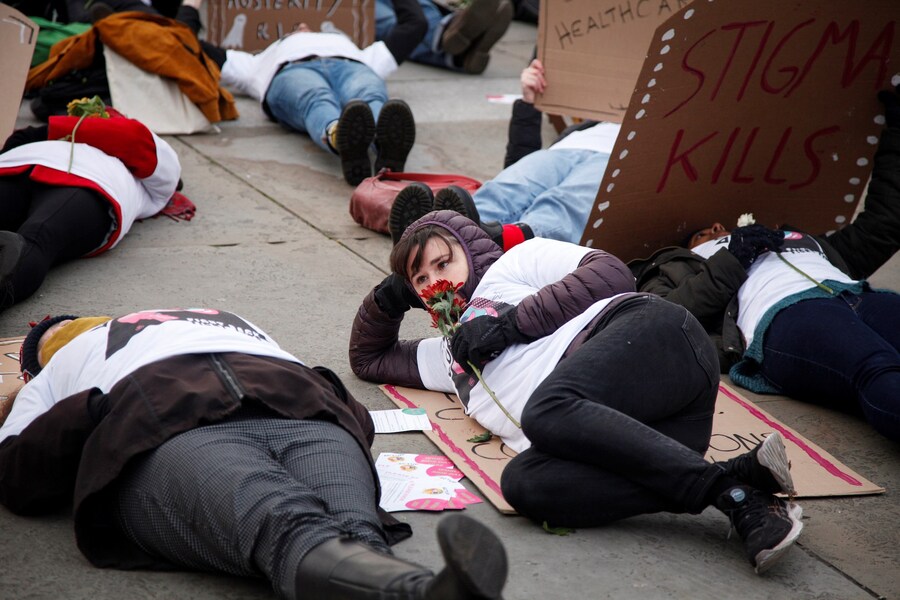 Die In AIDS World Day London 9
