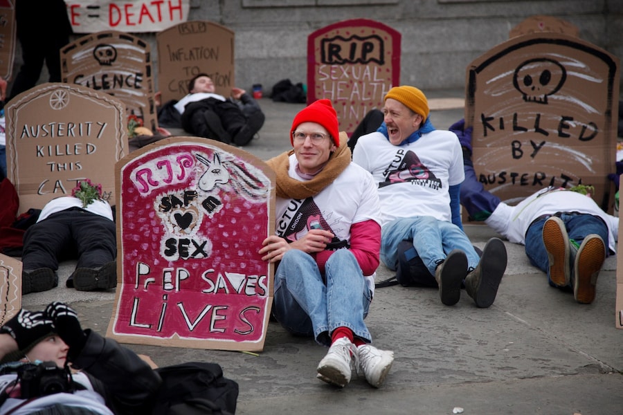 Die In AIDS World Day London 14