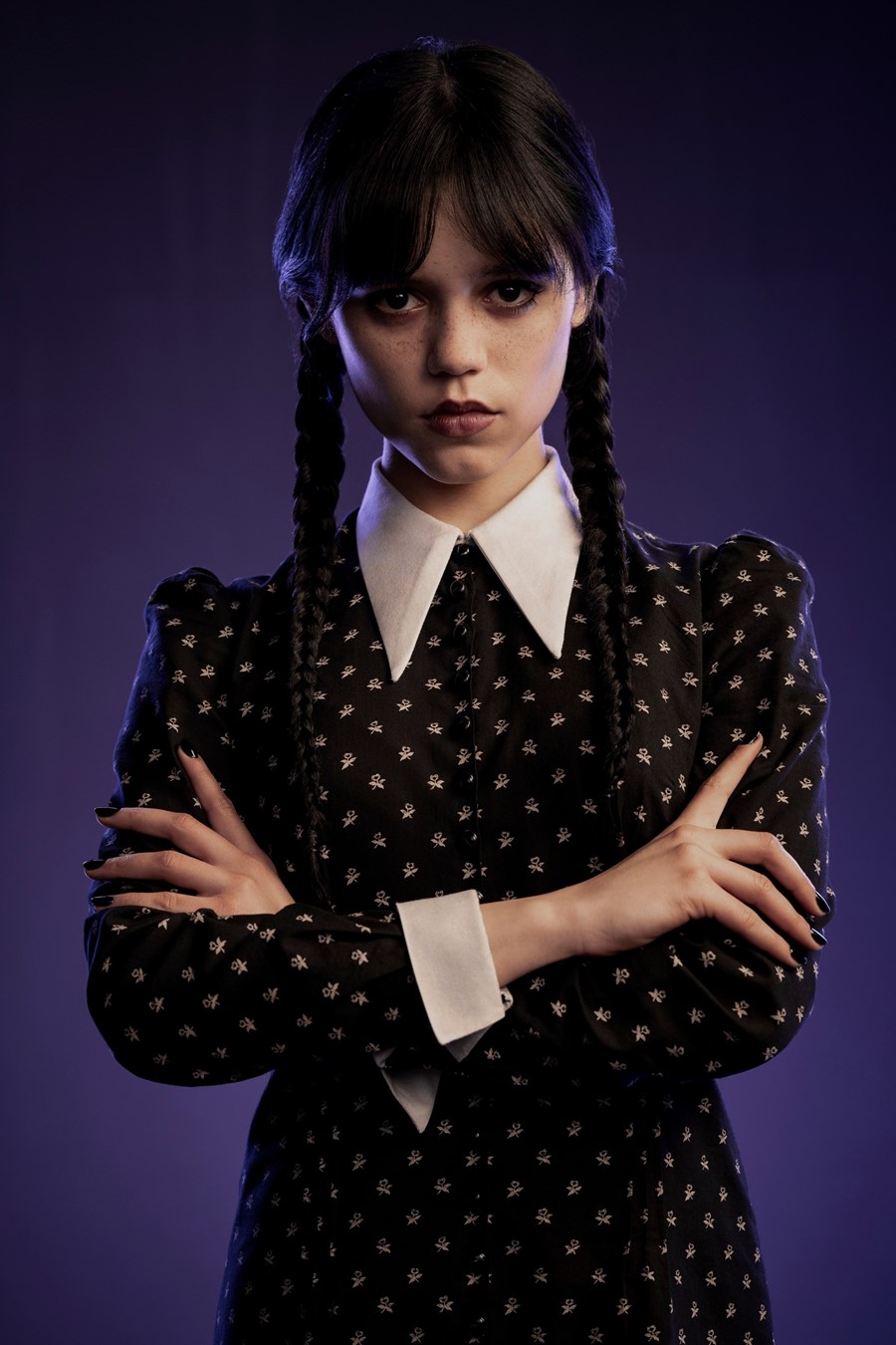 wednesday addams musical makeup