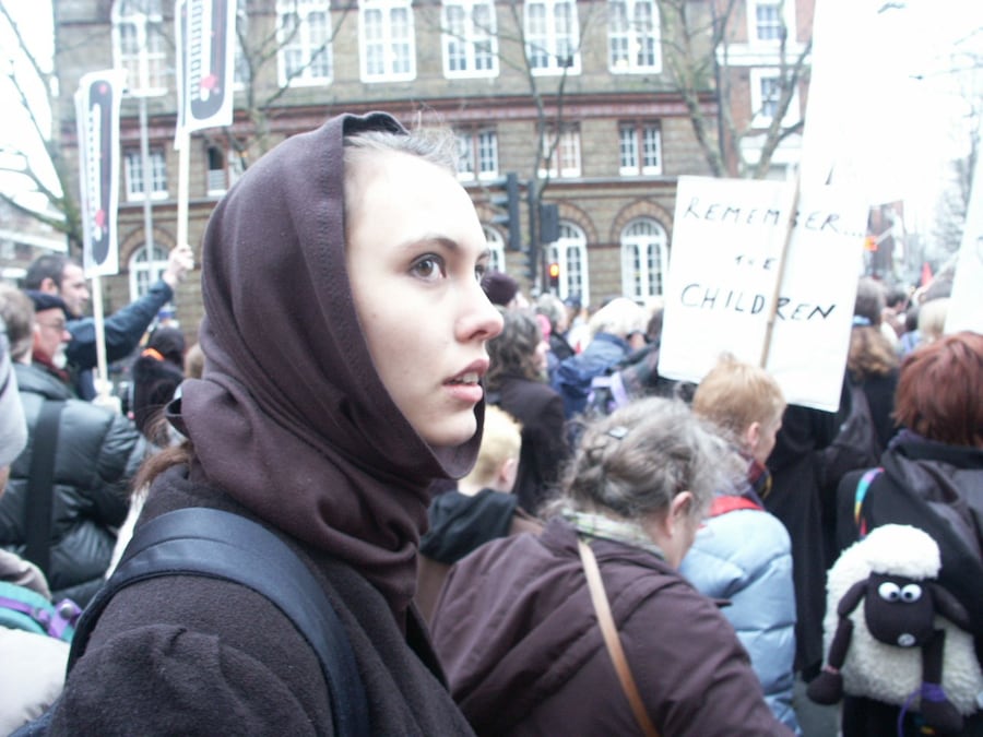 Gordon Raphael, Anti-war protest demonstration (2003) 11