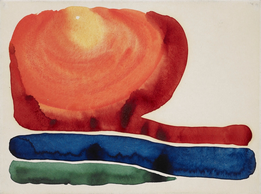 Georgia O’Keeffe, “Evening Star No.II” 1(917) 4