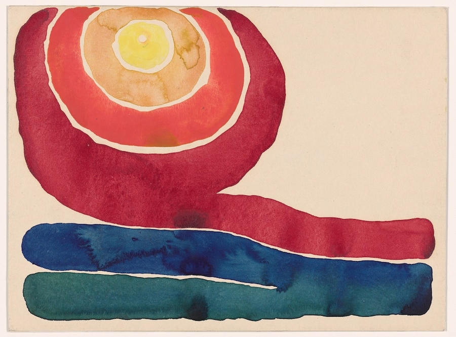 Georgia O’Keeffe, “Evening Star No.III” (1917) 6