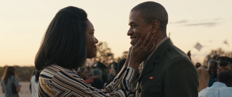 Gabrielle Union and Jeremy Pope in The Inspection 2