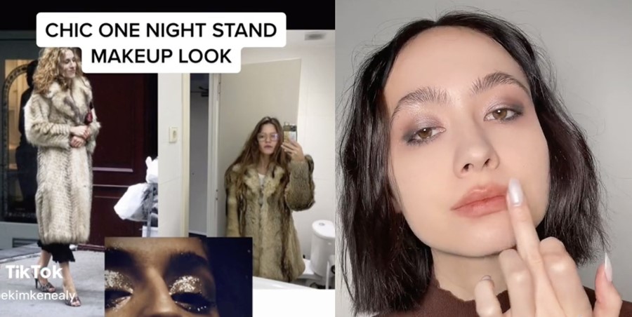 Zoe Kim Kenealy TikTok makeup tutorial