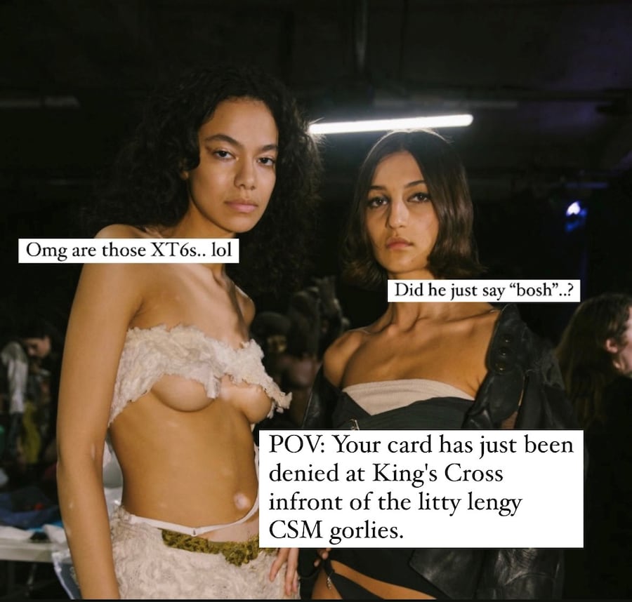 @socks_house_meeting spoofs the AW23 crowd 3