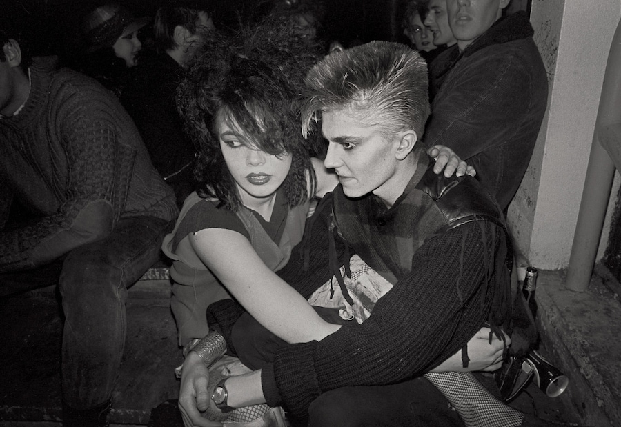 Derek Ridgers, Lesley and Mark at The Batcave 1984 3