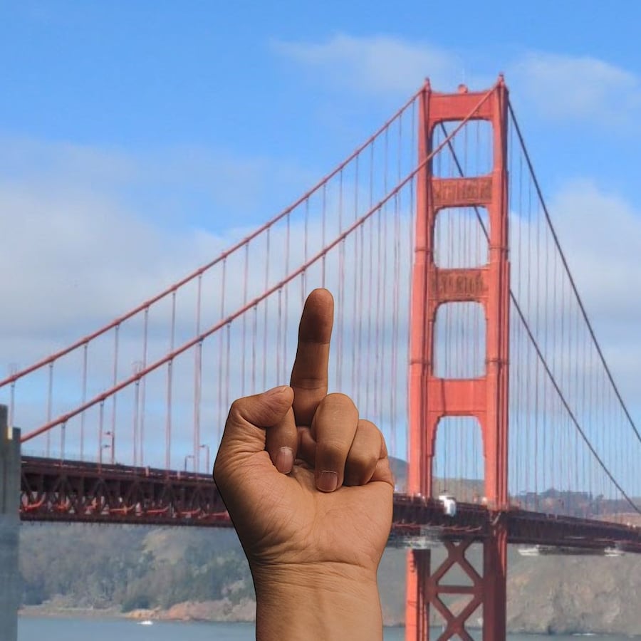 Middle Finger by Ai Weiwei, Avant Arte 23