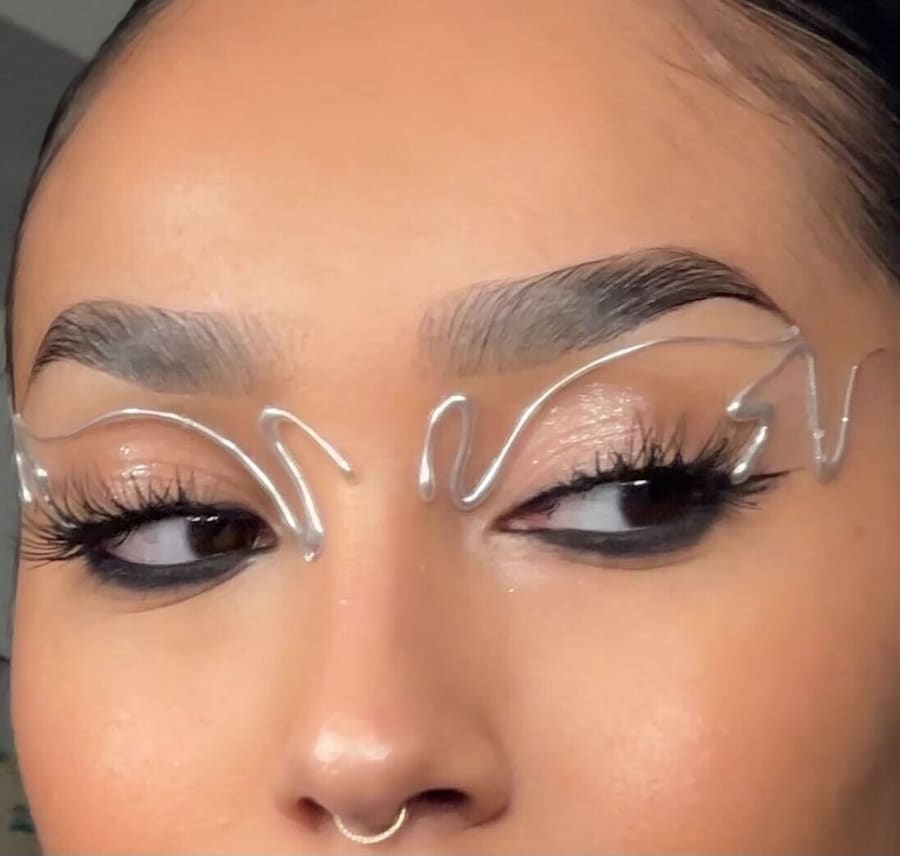 Vanessa Funes cut creaser hot glue gun makeup 0