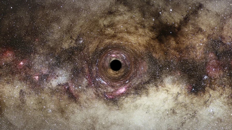 Black hole 33 billion times the size of the sun