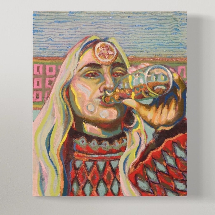 Aaron Peever, A self-poisoning Siren, 2023 0