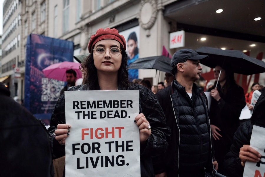 Rana Plaza protests 2023 8