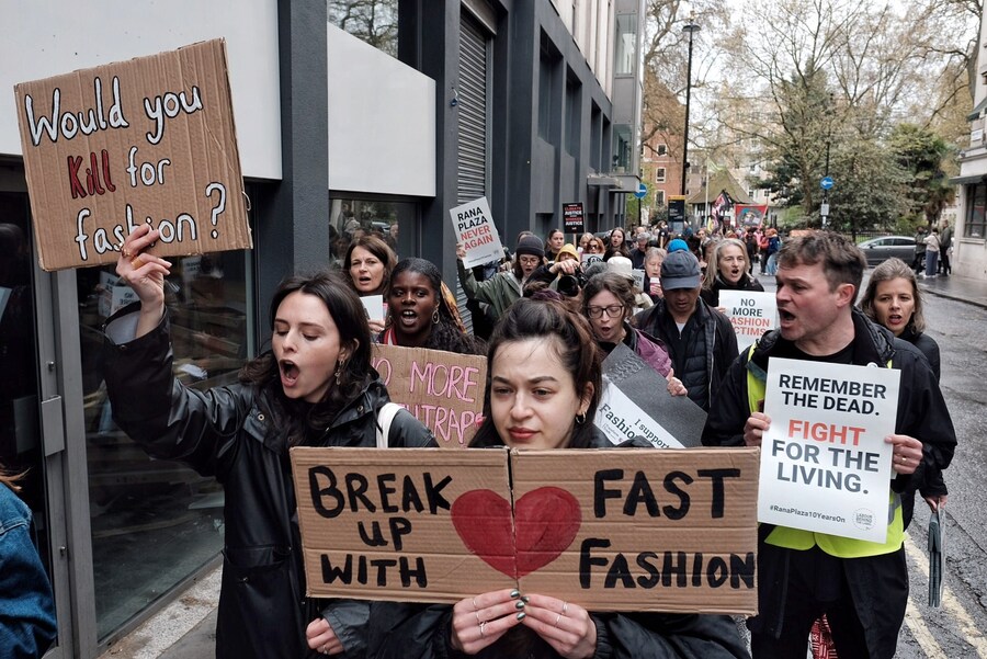 Rana Plaza protests 2023 9