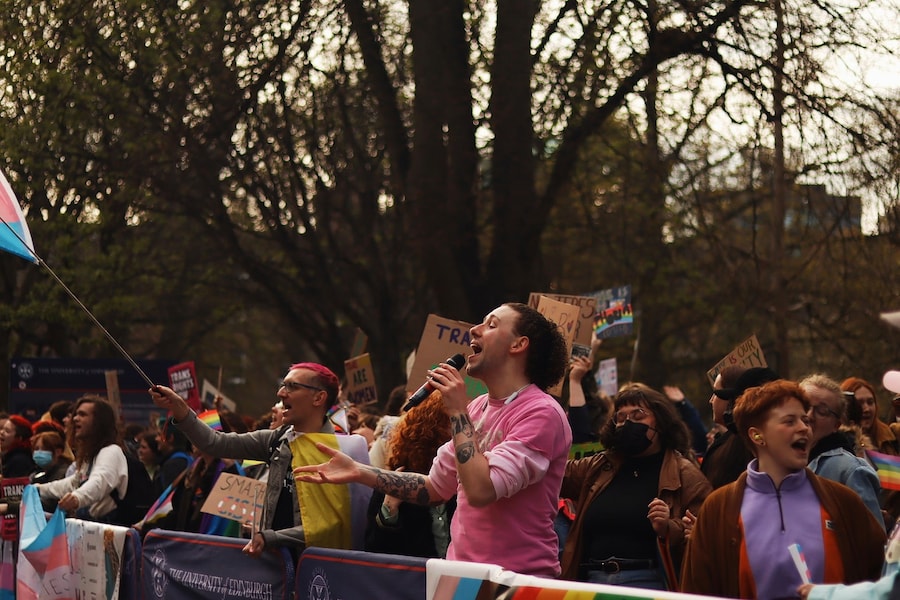 Edinburgh trans protest 18