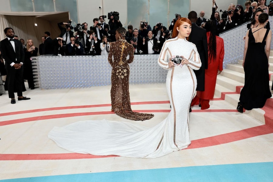 Ice Spice in Balmain Met Gala 2023 0