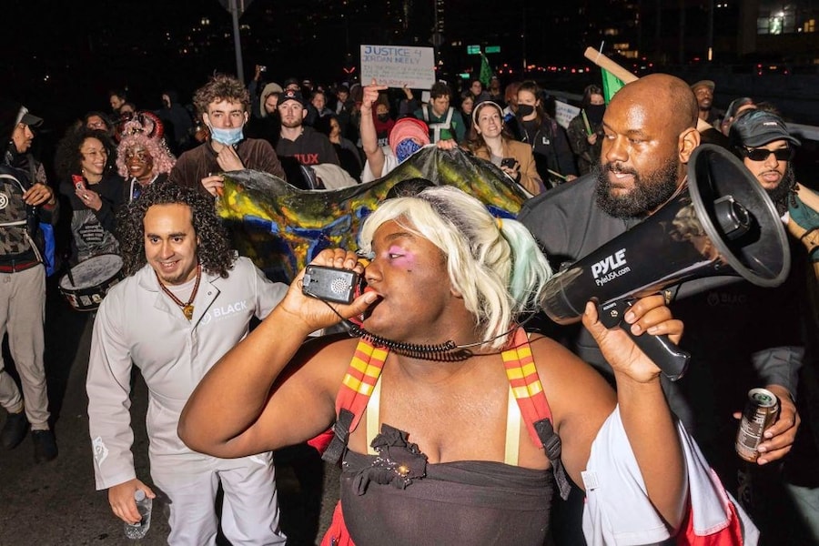 Protesters Rally in Brooklyn Over Jordan Neely’s Killing 0