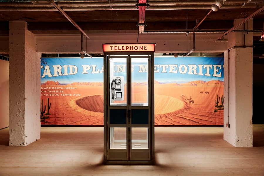 Telephone Booth, Billboard, Asteroid City Exhibiti 11