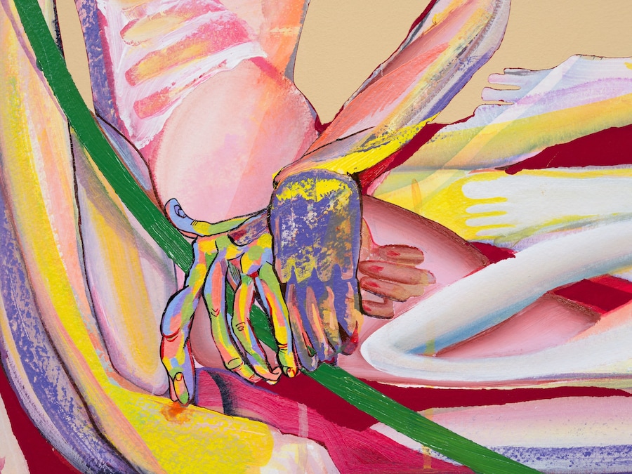 Christina Quarles, “Glad Ta See Ya Here” (detail), (2023) 2