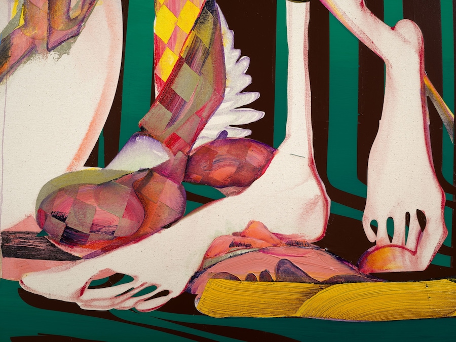 Christina Quarles, “All They Seem” (detail) (2023) 16
