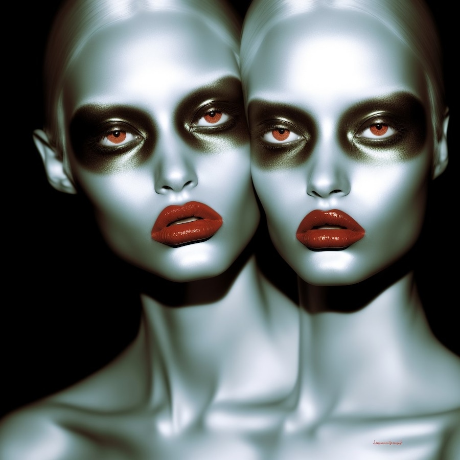 Gil Anselmi x Lisa Michalik Midjourney AI Beauty 2