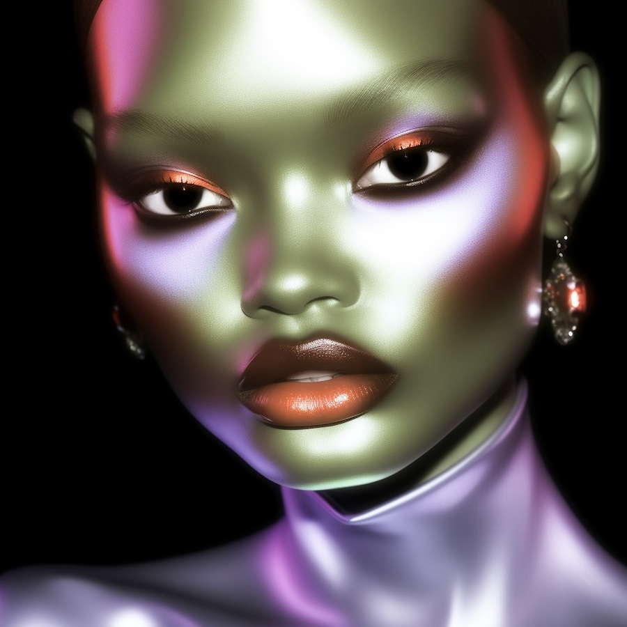 Gil Anselmi x Lisa Michalik Midjourney AI Beauty 9